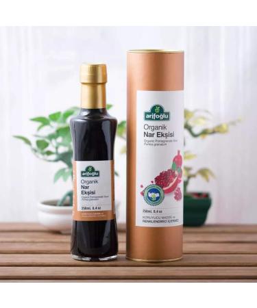 Arifoglu Organic Pomegranate Sour Sauce Molasses Traditional Turkish Salads 8.4 oz 250 ml Nar Eksisi