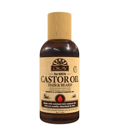 OKAY MEN BEARD HAIR GROWTH OIL 4oz