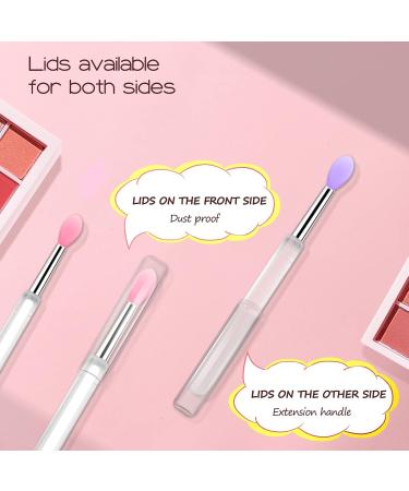4pcs Silicone Lip Brushes Set | Classycoo Makeup Applicator for Lip Gloss Lipstick & Eyeshadow | Perfect for Cream & Liquid Lip Masks - Buy Online on SooperMarket.com