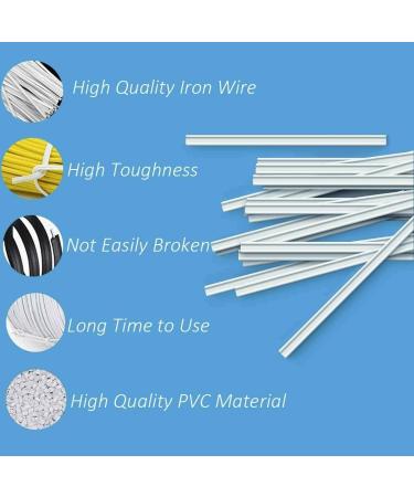 Plastic Strips Nose Wire Double Wire Nose Bridge for Mask 8CM Flat Nose Clips Nose Bridge Bracket DIY Wire for Sewing Crafts (100) - Buy Online on SooperMarket.com