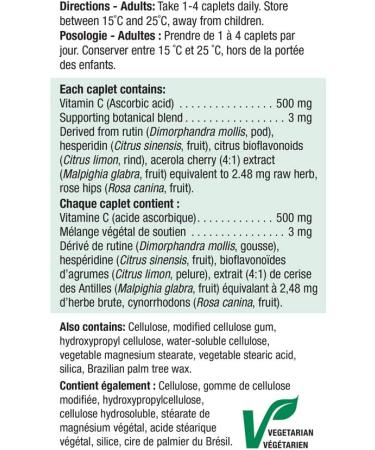 Jamieson Vitamin C 500 mg 120 Count (Pack of 1) - Buy Online on SooperMarket.com
