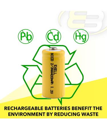 Buy 1.2V NiCD Rechargeable 2/3 AA 400mAh Button-Top Battery - Perfect for Dust Busters Data Loggers RC Devices & Tools | International Shipping Available - Buy Online on SooperMarket.com