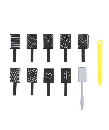 3D Cat Eye Magnetic LED Polish Soak UV Gel Magnet Stick Manicure Nail Art Tools 11Pcs/Set