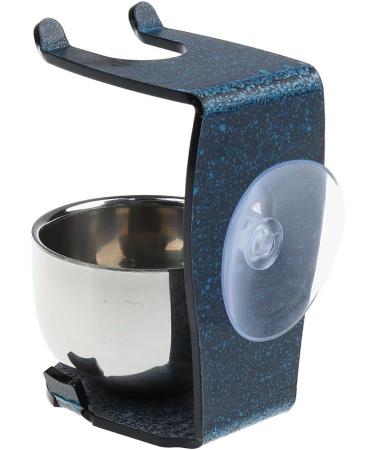 Buy Geardeangloow 5-Piece Men's Stainless Steel Shaving Set - Black & Silver Razor Stand Brush & Soap Holder | International Shipping Available - Buy Online on SooperMarket.com