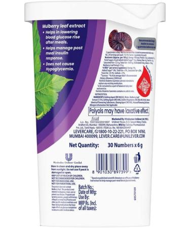 LLK Gummies with Clinically Tested Mulberry Leaf Extract - Diabetes Risk Management - Sugar-Free & Vegetarian - No Preservatives - Buy Online on SooperMarket.com