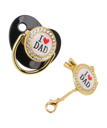 Baby Pacifier Interesting BPA-Free Silicone Pacifier for Jaw Development (Black)