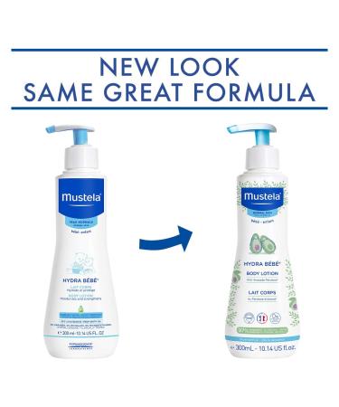 Mustela Hydra Bebe Body Lotion - Daily Moisturizing Baby Lotion - Avocado, Jojoba & Sunflower Oil - 2-Pack - 10.14 Fl Oz - Buy Online on SooperMarket.com