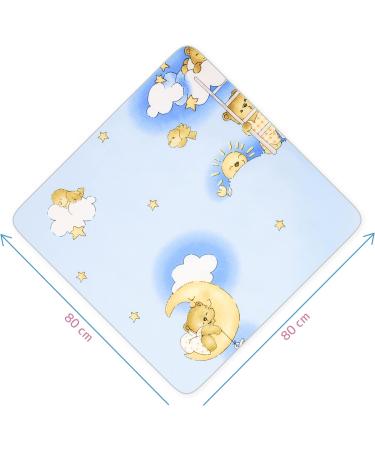 Baby Swaddle Wrap Blanket | Newborn Cotton Swaddling Sleeping Bag 0-3 Months (Ladders Blue) - Buy Online on SooperMarket.com