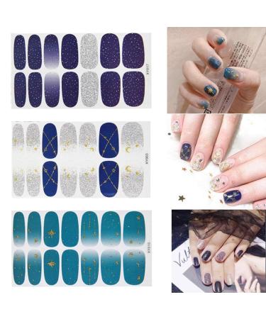 Kalolary Nail Sticker & Nail File Set - Self-Adhesive Nail Art Design for Stunning Manicures | International Shipping - Buy Online on SooperMarket.com