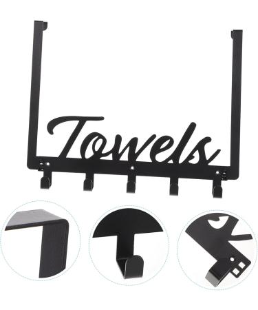 Cabilock 1 Set Hook up Over Door Clothes Hanger Rack Over Door Towel Hook Door Row Hook Storage Hat Hook - Buy Online on SooperMarket.com