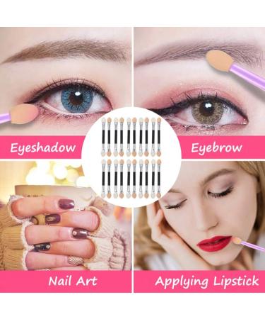 KALLORY Silicone Makeup Sponge Girl Makeup Set Eyeshadow Applicator Double Sided Eyeshadow Sponge Eye Makeup Sponge (30pcs) Teen Girl Makeup Set Makeup Mascara - Buy Online on SooperMarket.com