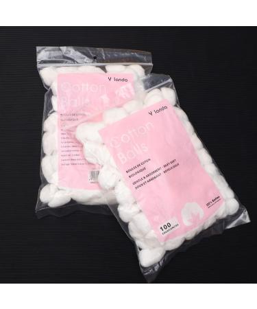 FOMIYES 400Pcs Pure Cotton Balls - Disposable & Absorbent for First Aid, Cleaning Jewelry, Phone, Eyeglass, Camera Lenses & Screens - Buy Online on SooperMarket.com