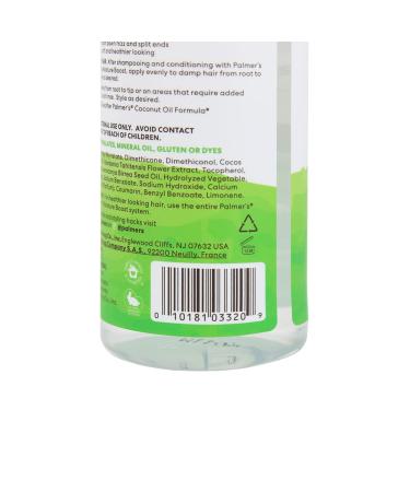 Palmer's Coconut Oil Hair Polisher Serum 6 fl oz - Nourishing Shine & Frizz Control - Buy Online on SooperMarket.com