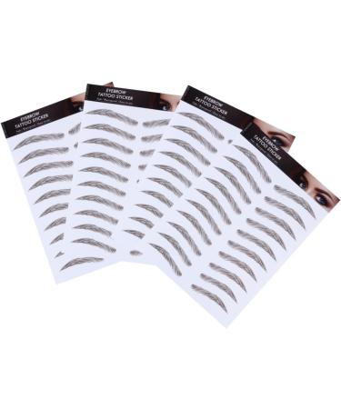 Beavorty 12 Pcs Eyebrow Stickers Stick on Eyebrows False Eyebrows Cosmetics 4d Make up Makeup Tools - Buy Online on SooperMarket.com