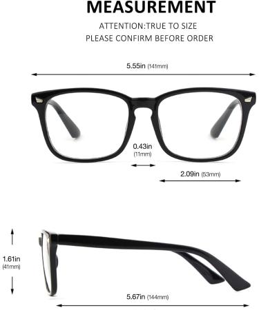 GQUEEN Horn-Rimmed Glasses - Stylish UV400 Fake Glasses for Men & Women | Non-Prescription Nerd Glasses in Purple - Buy Online on SooperMarket.com