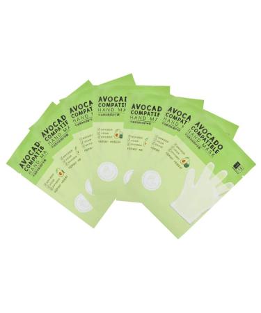 Hand Peel Mask - 7 Avocado Skin-Friendly Moisturizing Masks for Dry Hands Repair | Unisex Hand Care - Buy Online on SooperMarket.com