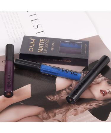 3 Pack Matte Liquid Lipstick Set - Waterproof & Long Lasting Velvet Lip Gloss - Non-Stick Cup Matt Lipsticks for Women - Buy Online on SooperMarket.com