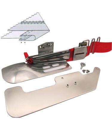 CKPSMS Brand -795824025+KP-104 FITS for JANOME COVERPRO 900 1000 1000CP 1000CPX 2000 Base Plate & Binder(B) Attachment (Tape Cut Size 1-3/8   Finish Size 3/8) Tape Cut Size 1-3/8 Finish Size 3/8