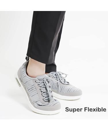 KWUKOTY Men's Orthopedic Walking Shoes Plantar Fasciitis Diabetes Swollen Feet Wide Sizes 7.5-12 White - Buy Online on SooperMarket.com