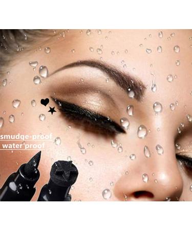 Go Ho Black Liquid Eyeliner Stamp for Cat Eyes - Waterproof, Long-lasting, Smudge-proof Wingliner - 1 PC - Buy Online on SooperMarket.com