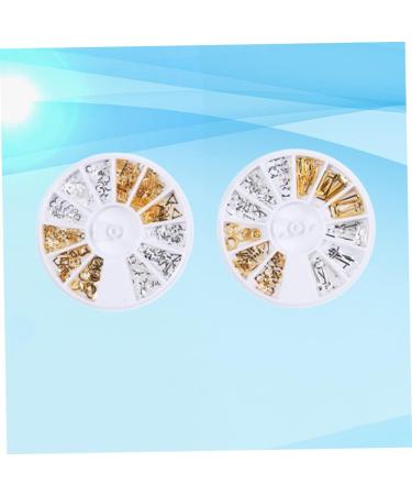 minkissy 4 Boxes Manicure Accessories Rhinestone for Nails Nail Jewelry Palette The Circle 3d - Buy Online on SooperMarket.com