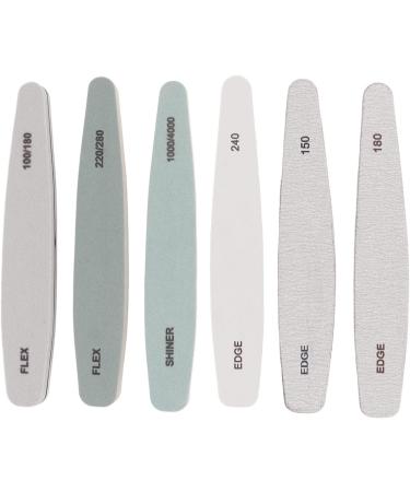 Nail Buffer File Tool Double Sided Curved Nail File for Salon - Buy Online on SooperMarket.com