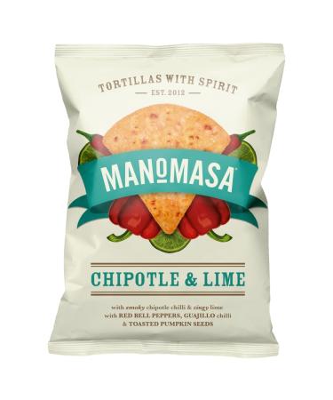 Manomasa Chipotle & Lime Tortilla Crisps 140 g