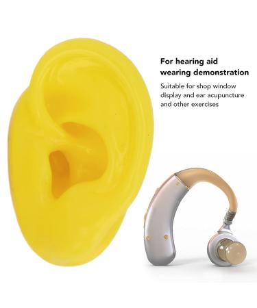 Silicone Ear Model Set - Yellow, Waterproof, Bubble-Free for Acupuncture Practice and Hospital Teaching - Buy Online on SooperMarket.com