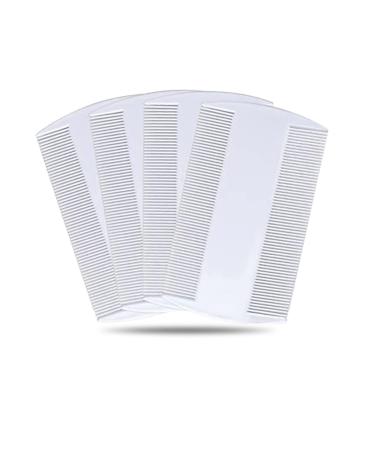 4 Piece White Nit Combs Double-Sided Detection And Removes Head From All Types Of Hair White Nit Comb For Kids Adults And Pets