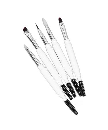 5 Piece Multifunctional Silicone Makeup Brush Set | Eyebrow Eyelash Lip Cosmetic Tools for Flawless Application - Buy Online on SooperMarket.com