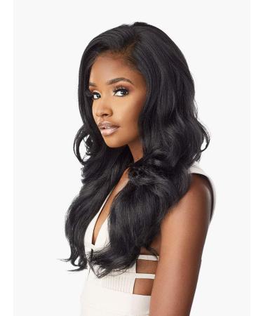 Sensationnel WHAT LACE 13x6 Wig - Cloud 9 Synthetic Hair Hand Tied Natural Preplucked Hairline Illusion Lace Frontal Lacewig | What Lace ADANNA (1B) - Buy Online on SooperMarket.com