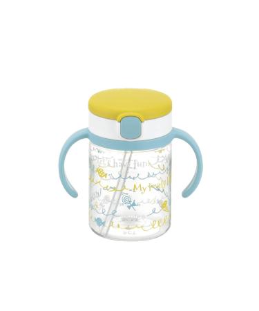 Richell Aqulea Outing Straw Mug 200ml Yellow