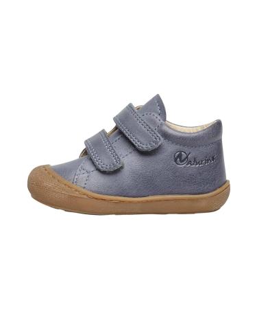 Naturino Cocoon VL-Leather First-Steps Shoes 7.5 UK Child Skyblue