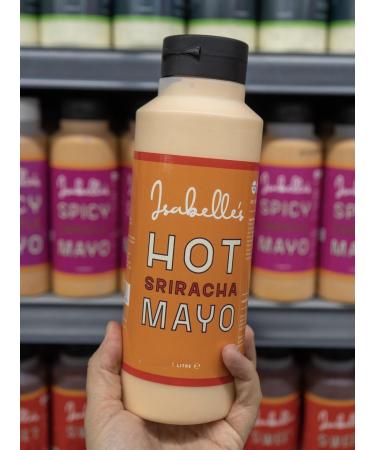x1 Isabelle's Hot Sriracha Mayo Sauce Gluten Free Vegan 1 Litres