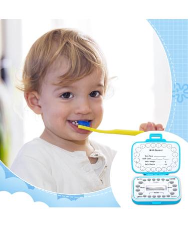 Caffox Blue Dinosaur Tooth Keepsake Box - First Tooth Container for Kids - Baby Teeth Storage - Tooth Fairy Box (BTKB005) - Buy Online on SooperMarket.com