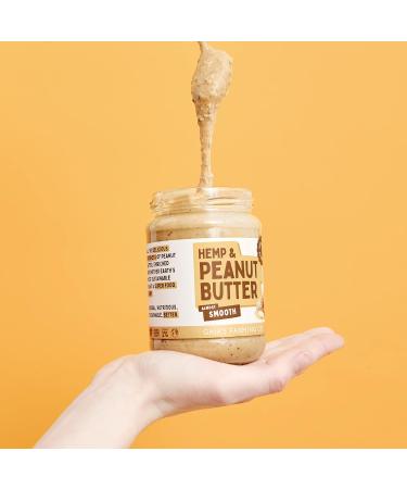 Peanut Butter with Hemp - Almost Smooth Hemp & Nut Butter - 330 g Vegan & Vegetarian Friendly All Natural Peanut Butter - With Omega 3 & 6 Plant Based Protein & Fibre by Gaia s Farming Co. 330 g (Pack of 1) - Buy Online on SooperMarket.com