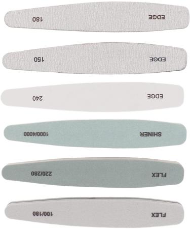Nail Buffer File Tool Double Sided Curved Nail File for Salon - Buy Online on SooperMarket.com