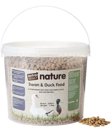 Extra Select Premium Floating Swan and Duck Feed 5 Litre Fish 2.05 kg (Pack of 1)