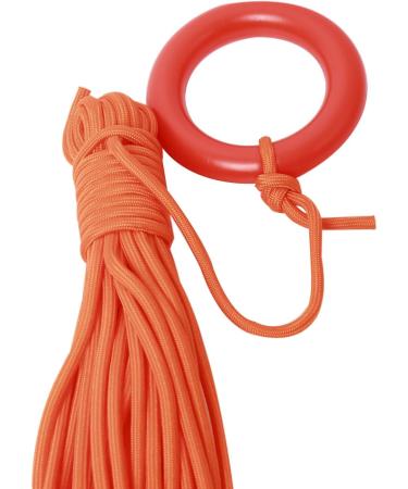 NovelBee 8mm x 30m Floating Water Life Saving Rope - Ideal for Diving, Snorkeling, Water Sports Rescue - Orange Bracelet Included - Buy Online on SooperMarket.com