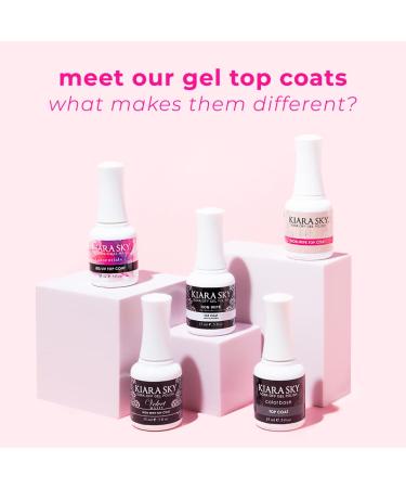 Kiara Sky Professional Nails Soak Off Gel Polish 0.5 fl oz - Non Wipe Top Coat - Buy Online on SooperMarket.com