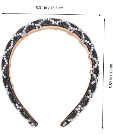 PLAFOPE Rhinestone Headband Womens Hair Bands Dressy Headbands for Women Hair Headbands for Women Head Bands for Hair Women Hair Bands Fashionable Headbands Wide Headbands - Buy Online on SooperMarket.com