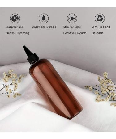 Sdoot Bernstein Squeezing Bottle for Hair Color - 2 Pack 473ml Applicator with Rotating Lock Ideal for Hair & Pet Use Brown Black Cap - Buy Online on SooperMarket.com