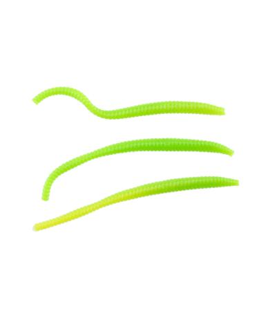 Berkley PowerBait Power Floating Trout Worm , Green Chartreuse, 3" (15 Count)