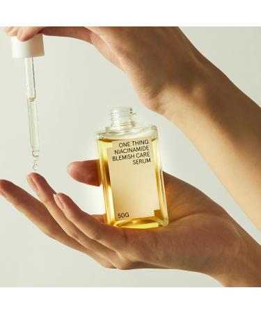 ONE THING Niacinamide Blemish Care Serum 1.76 Oz | Brightening Vitamin B3 Hydrating Serum for Dull Skin | Even Skin Tone Hyperpigmentation & Breakout Solution | Korean Skincare Essentials - Buy Online on SooperMarket.com