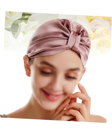FRCOLOR Hair-Drying Hat Sleeping Bonnet Cap Bouffant Scrub Hats Satin Womens Hats Silk Night Cap Quick Hijab Hair Bonnet for Sleeping Silk Hair Bonnet Caps Fast Drying for Hair Printing - Buy Online on SooperMarket.com