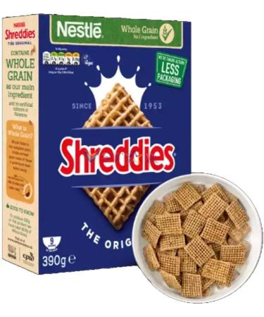 Shreddies The Original Breakfast Cereal Vegan WholeGrain 720g - Contains 5 Vitamins & Iron - Buy Online on SooperMarket.com