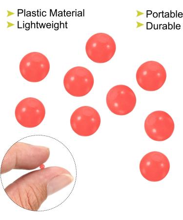 PATIKIL 200pcs 3mm Glowing Fishing Beads - Red Plastic Fishing Lure for Night Fishing | International Shipping - Buy Online on SooperMarket.com