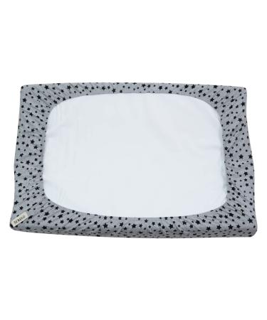 JYOKO KIDS Changing Mat Cover - Black Star (70 x 50 cm) | International Shipping Available - Buy Online on SooperMarket.com