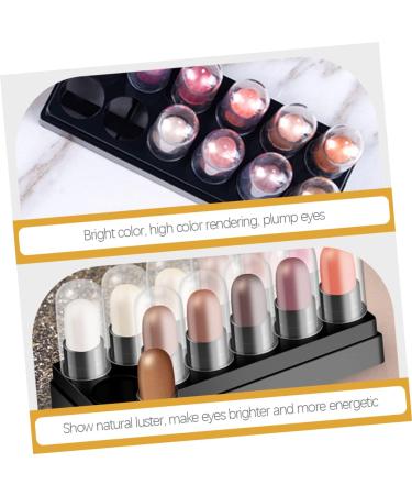 BELLIFFY 12pcs 12 Shadow Box Highlight Kit Eyeshadow Stick Pen Glitter Colored Pencils Plastic - Buy Online on SooperMarket.com