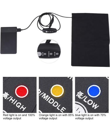 CHICIRIS Heating Pad - Lightweight Electric USB Heater for Outdoor & Indoor Use | 5V 2A Heating Pad Accessories - Buy Online on SooperMarket.com